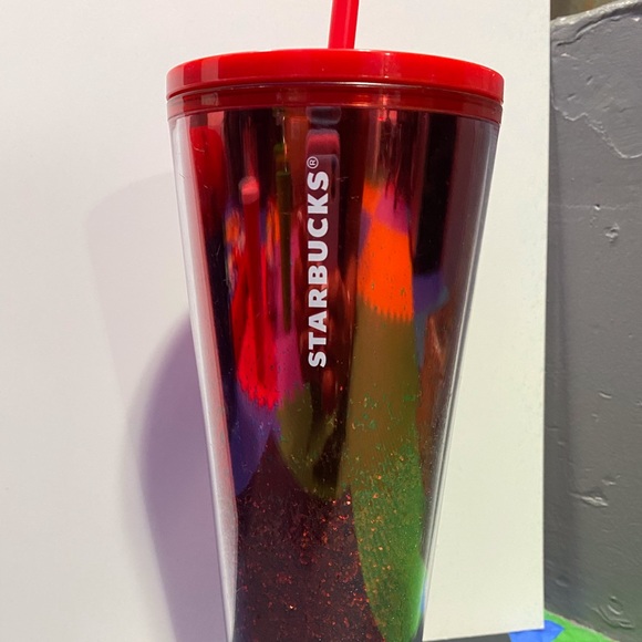 Starbucks Red Sparkle Tumbler